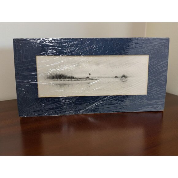 Vintage Virginia Miller Original Lighthouse Lithograph - Picture 4 of 7